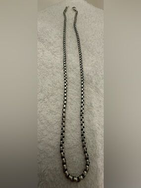 David Yurman Box Chain Necklace
Sterling Silver